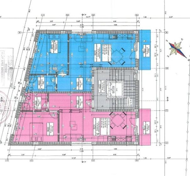 Apartament cu 2 camere decomandat în Central