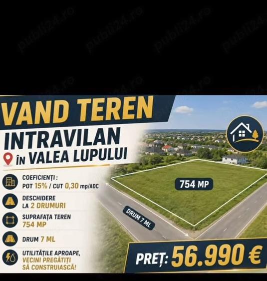 Teren de 754 mp, în Central