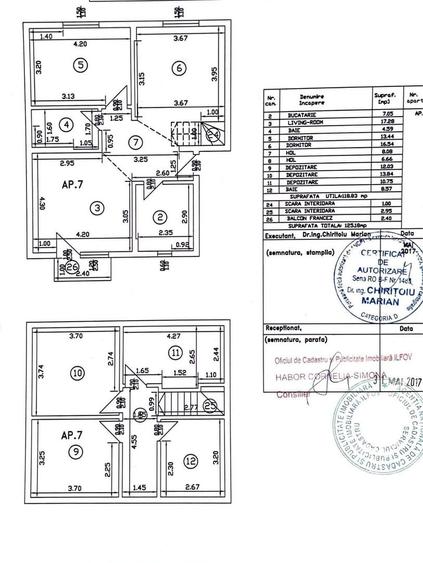 Apartament cu 4 camere decomandat, mobilat în Dobroești