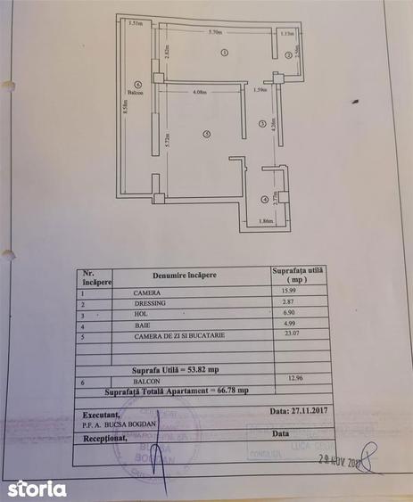 Apartament cu 2 camere în Rediu