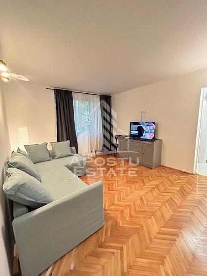 Apartament cu 2 camere decomandat, mobilat în Bălcescu