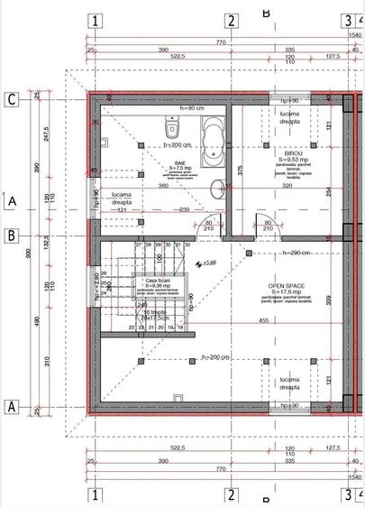 Duplex cu 5 camere cu Canalizare în 1 Decembrie 1918