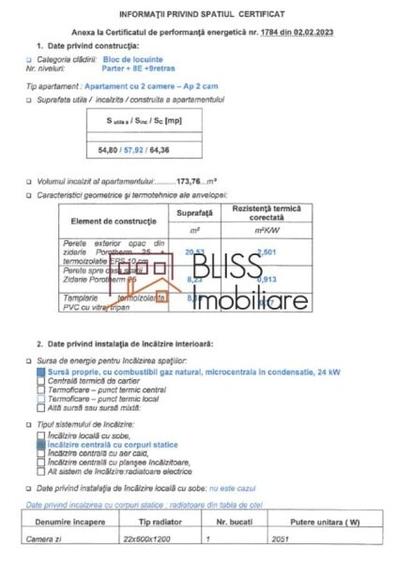 Apartament cu 2 camere decomandat în Berceni