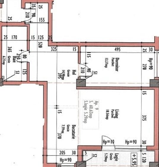 Apartament cu 2 camere în Central