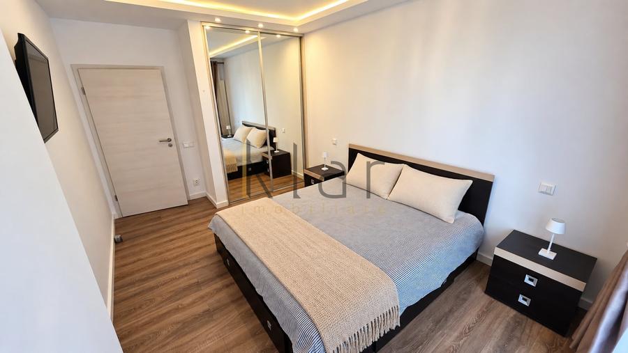 Apartament cu 2 camere semidecomandat, mobilat în Central