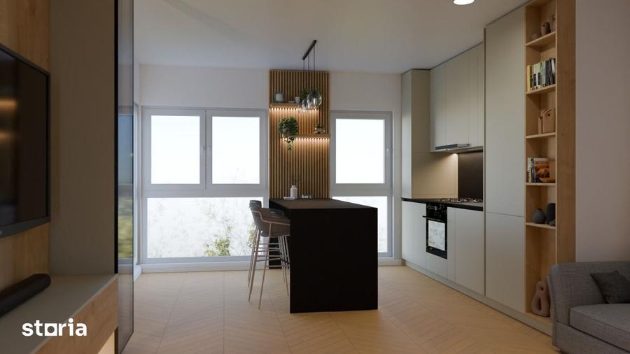 Apartament cu 2 camere semidecomandat în Central