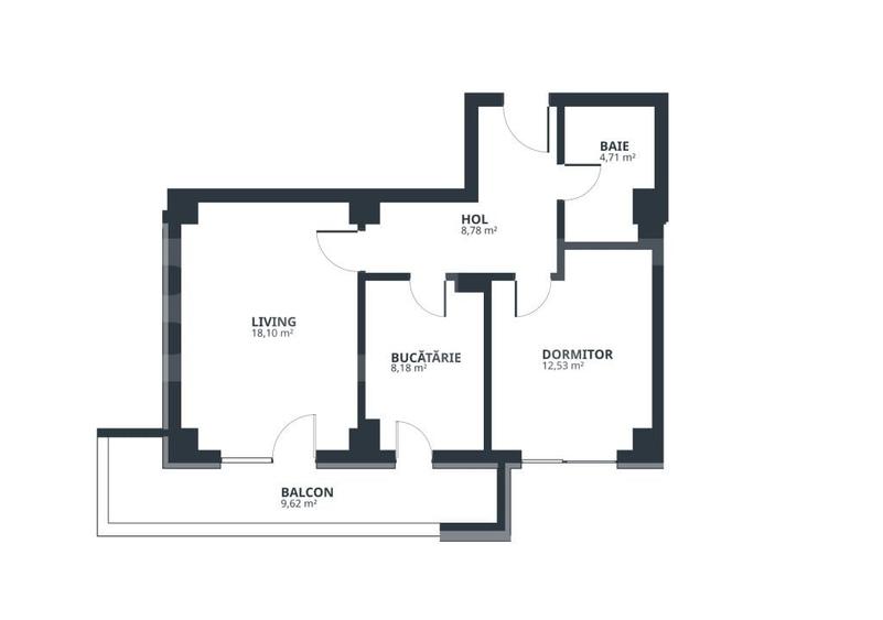 Apartament cu 2 camere decomandat în Exterior Est