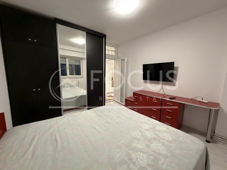 Apartament cu 3 camere semidecomandat, mobilat în Obor