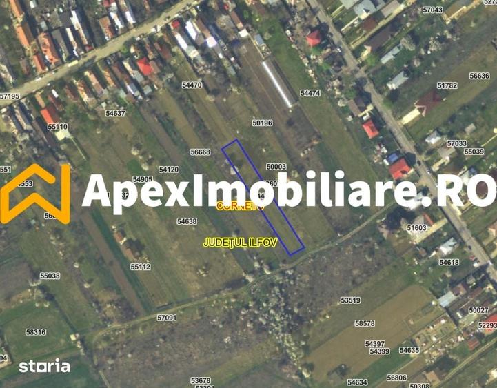Teren intravilan de vanzare Cornetu IF | ApexImobiliare.ro - 1