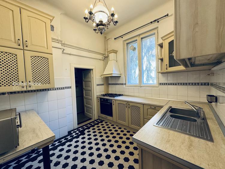 Apartament interbelic 147 mp | Terasă 24 mp | Intrare individuală | Dorobanți - 31