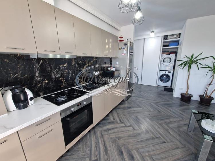 Apartament cu 3 camere semidecomandat, mobilat în Apahida