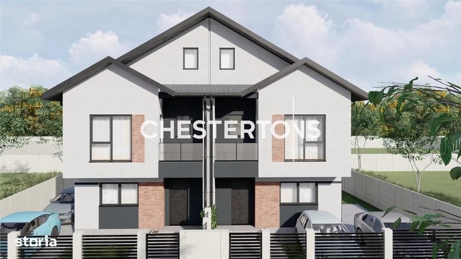 Vila individuala cuplata, in complex rezidential modern, cu 4 camere, - 4