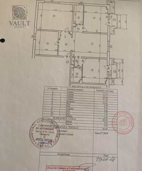 Apartament cu 4 camere decomandat, mobilat în Sebastian