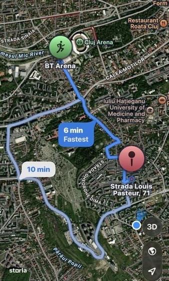 Apartament cu 3 camere în Mărăști