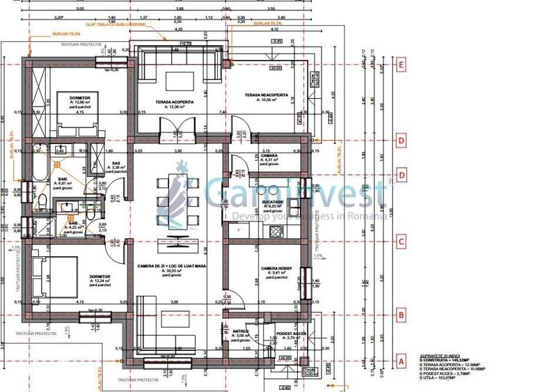 Casă cu 4 camere cu Teren 502 Mp în Sânmartin