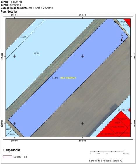 Teren Construcții intravilan de 8800 mp, în Central