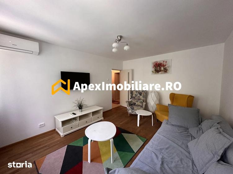 Apartament cu 2 camere decomandat, mobilat în Cișmigiu