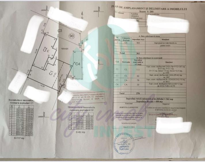 Casă individuală cu 11 camere cu Canalizare în Dristor