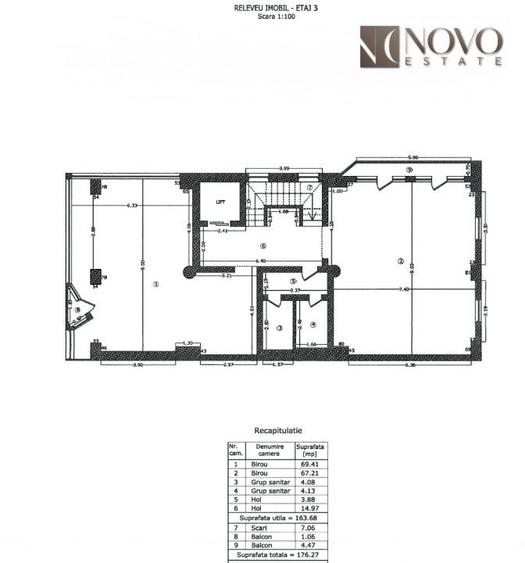 Spațiu comercial, de 944.54 mp, în Gara de Nord