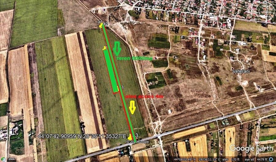 Teren agricol extravilan de 6000 mp, în Km 5