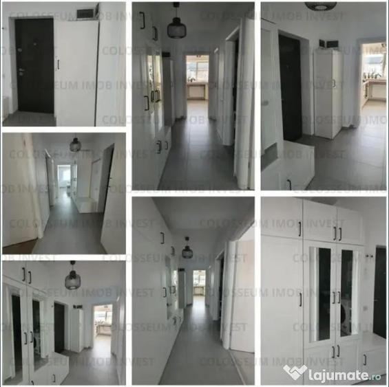 Apartament cu 3 camere decomandat, mobilat în Tractorul