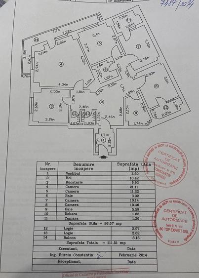 Apartament cu 4 camere decomandat în Universitate
