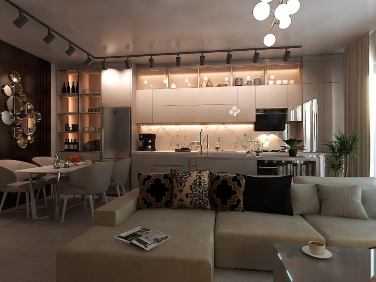 Apartament cu 2 camere semidecomandat, mobilat în Țiglina 2