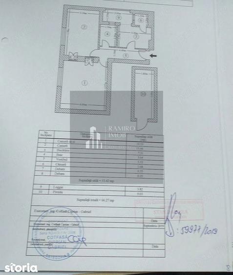 Apartament cu 2 camere decomandat în Giurgiului