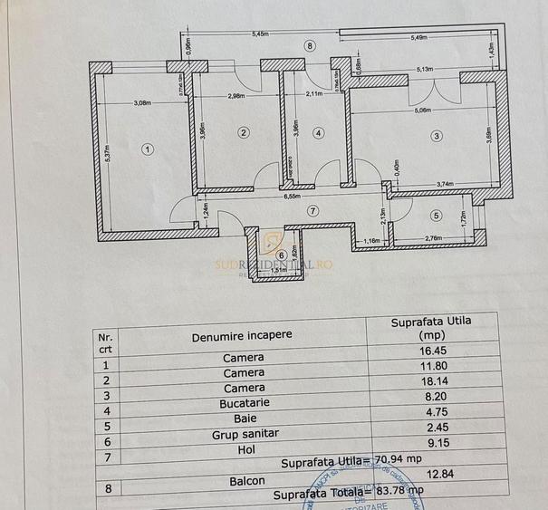 Apartament cu 3 camere, Viva Residence, Metrou Aparatorii Patriei - 9