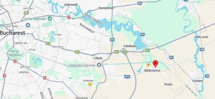 Teren intravilan 402 mp pentru casa utilitati, zona rezidentiala, acces rapid Bucuresti - 3