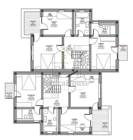 Duplex cu 5 camere cu Canalizare în Feleacu