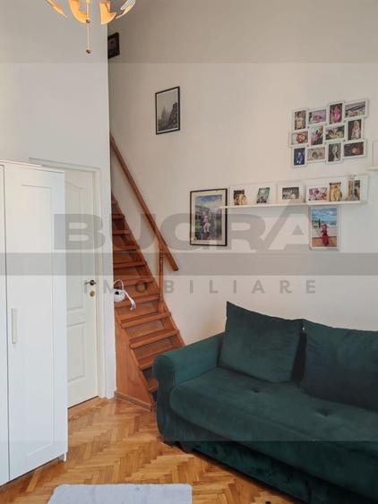 Apartament cu 3 camere semidecomandat, mobilat în Central