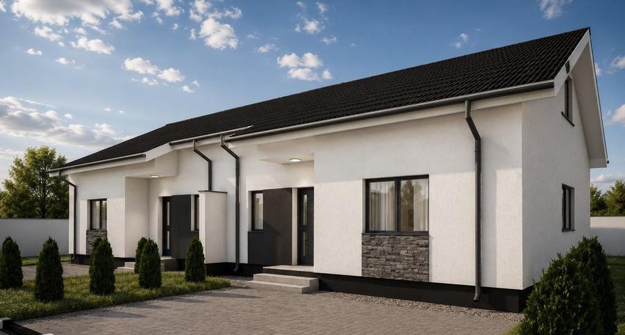 Duplex cu 3 camere cu Teren 259 Mp în Moșnița Nouă