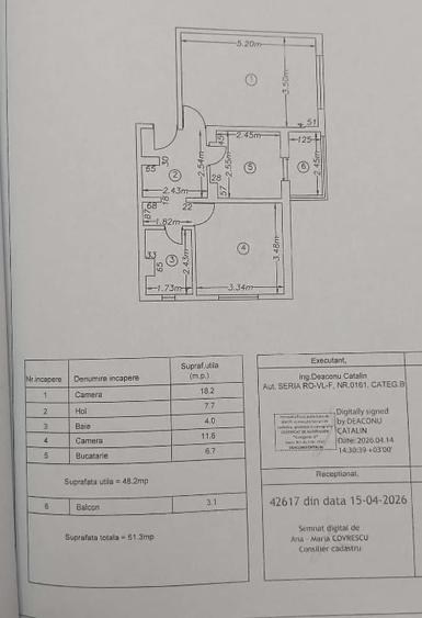 Apartament cu 2 camere decomandat, mobilat în Ostroveni