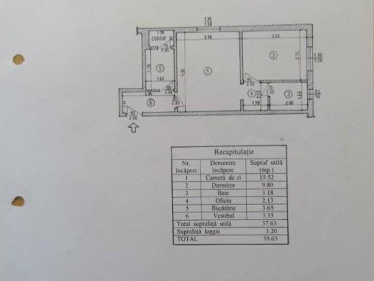 Apartament cu 2 camere semidecomandat în Ferentari