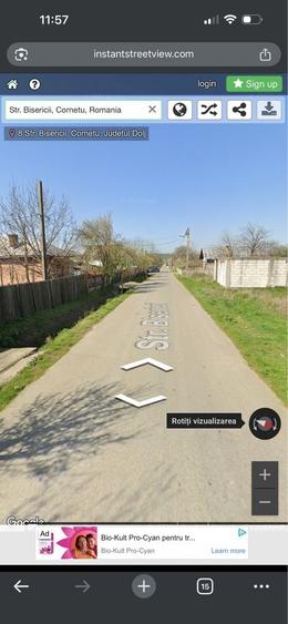 Teren de 500 mp, în Cornetu