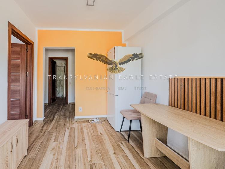 Apartament cu 2 camere semidecomandat, mobilat în Borhanci