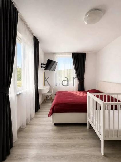 Apartament cu 2 camere semidecomandat, mobilat în Florești