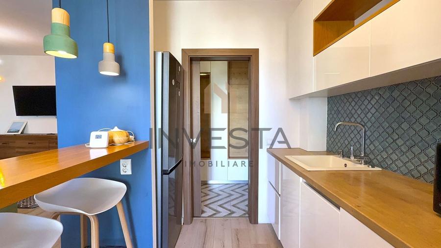 Apartament cu 2 camere semidecomandat, mobilat în Andrei Mureșanu