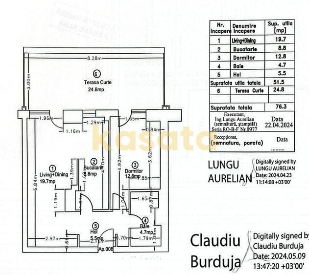 Apartament cu 2 camere în Central