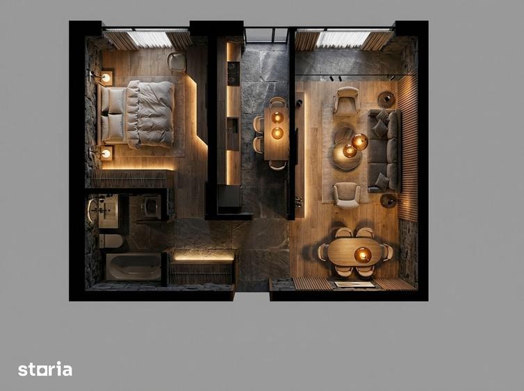 2 camere decomandat - Parc privat 6.000 mp | 2 km Militari - 8