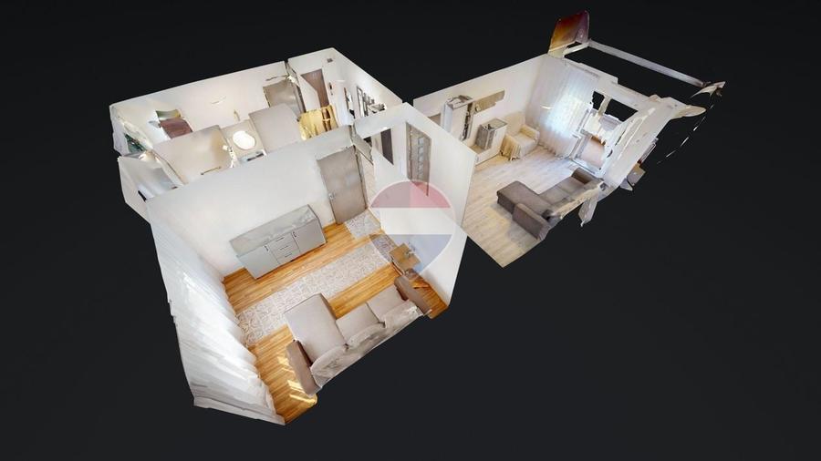 Apartament cu 2 camere decomandat în Răcădău