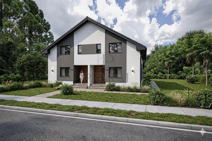 Duplex cu 4 camere cu Canalizare în Moșnița Nouă