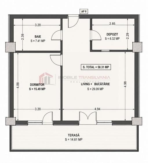 Apartament 2 camere bloc nou Marasti | Parcare - 1