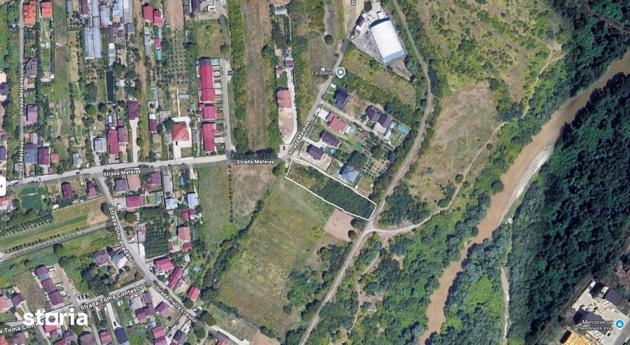 Teren intravilan Pitesti mp cu deschidere 24 m Str. Mateias - 2