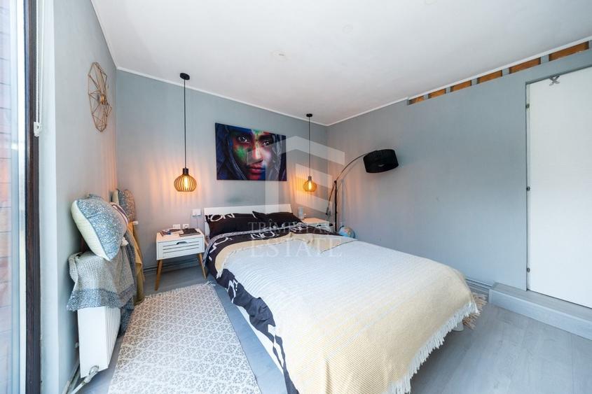Apartament cu 2 camere semidecomandat, mobilat în Sânpetru
