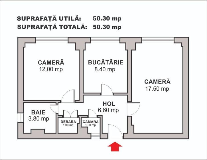 Vanzare 2 camere Basarabia - Arena Nationala - 10
