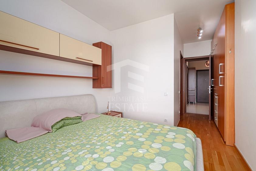 Apartament cu 2 camere semidecomandat, mobilat în Băneasa