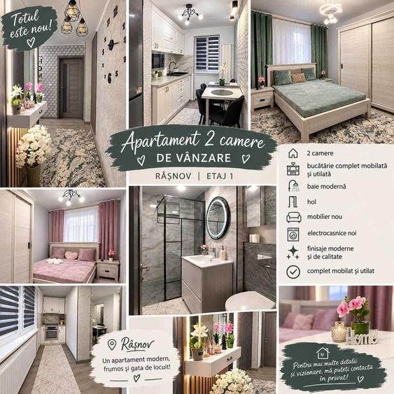 Apartament cu 2 camere decomandat în Central