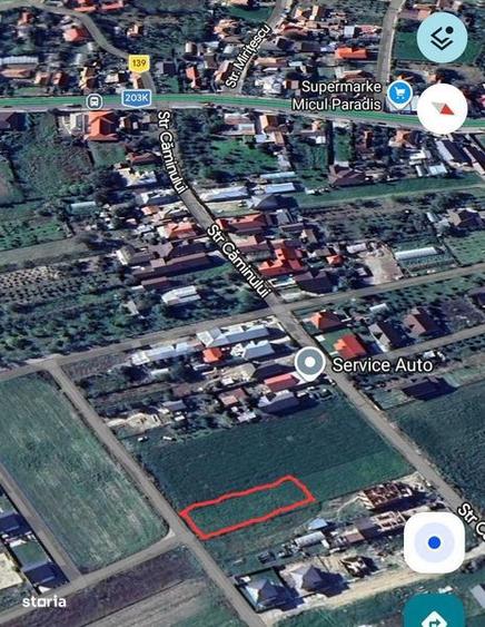Teren de 750 mp, în Mărăcineni